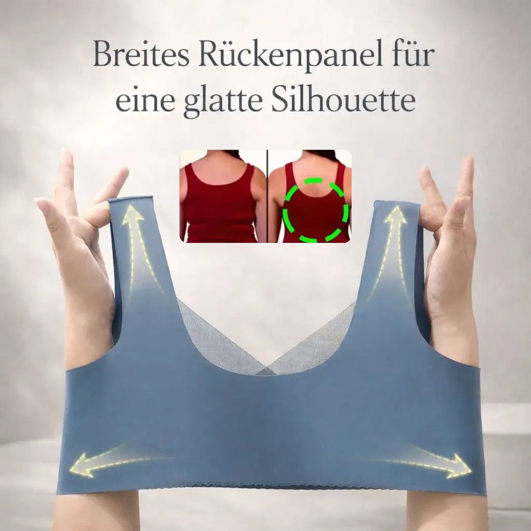 Seamless wire-free push-up bra for women with high comfort and shaping fit