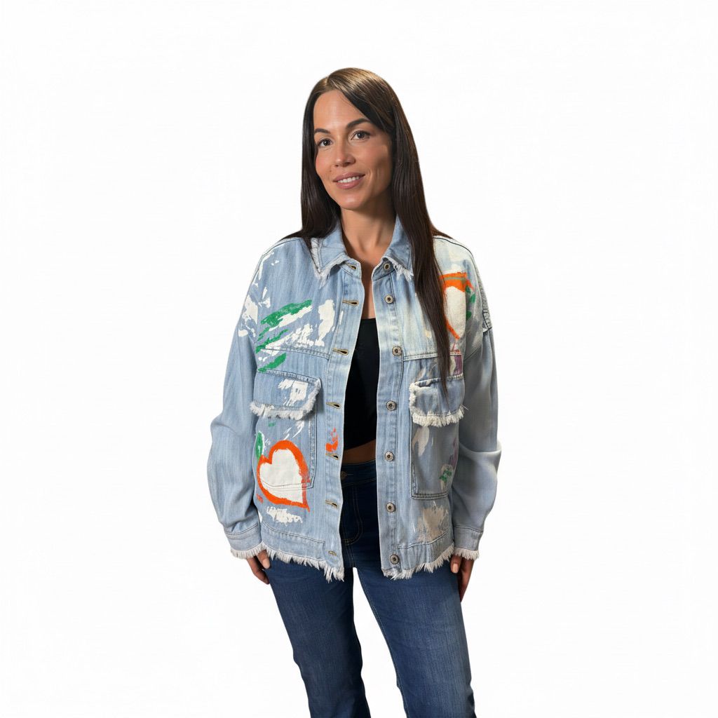 Denimjacke für Damen mit urbanem Design für Alltag und Streetwear