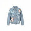 Denimjacke für Damen mit urbanem Design für Alltag und Streetwear
