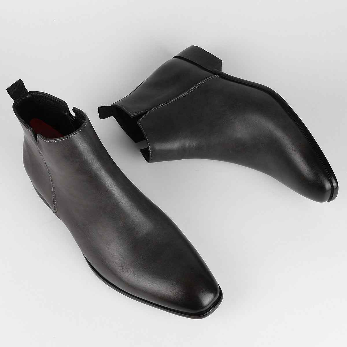 Chelsea Stiefeletten für Herren aus Leder mit bequemem Slip-on Design