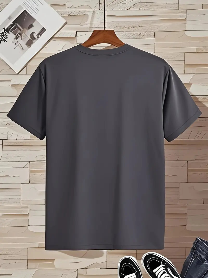 V-neck T-shirt for men | Fitted slim fit short-sleeve shirt made of soft fabric | Classic basic for everyday wear