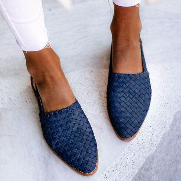 Orthopedic slingback ballerinas for women | Comfortable flat shoes with padded sole and adjustable strap for the...