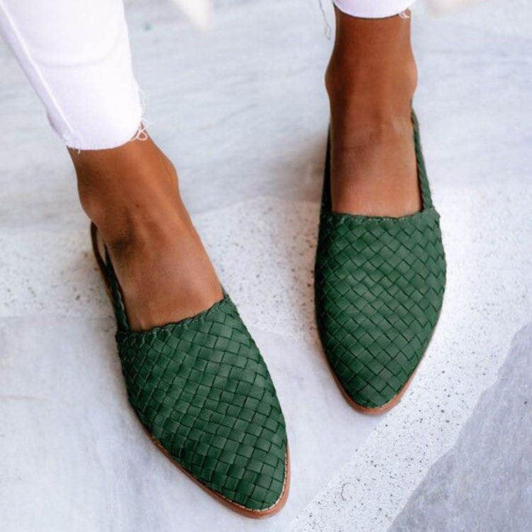 Orthopedic slingback ballerinas for women | Comfortable flat shoes with padded sole and adjustable strap for the...