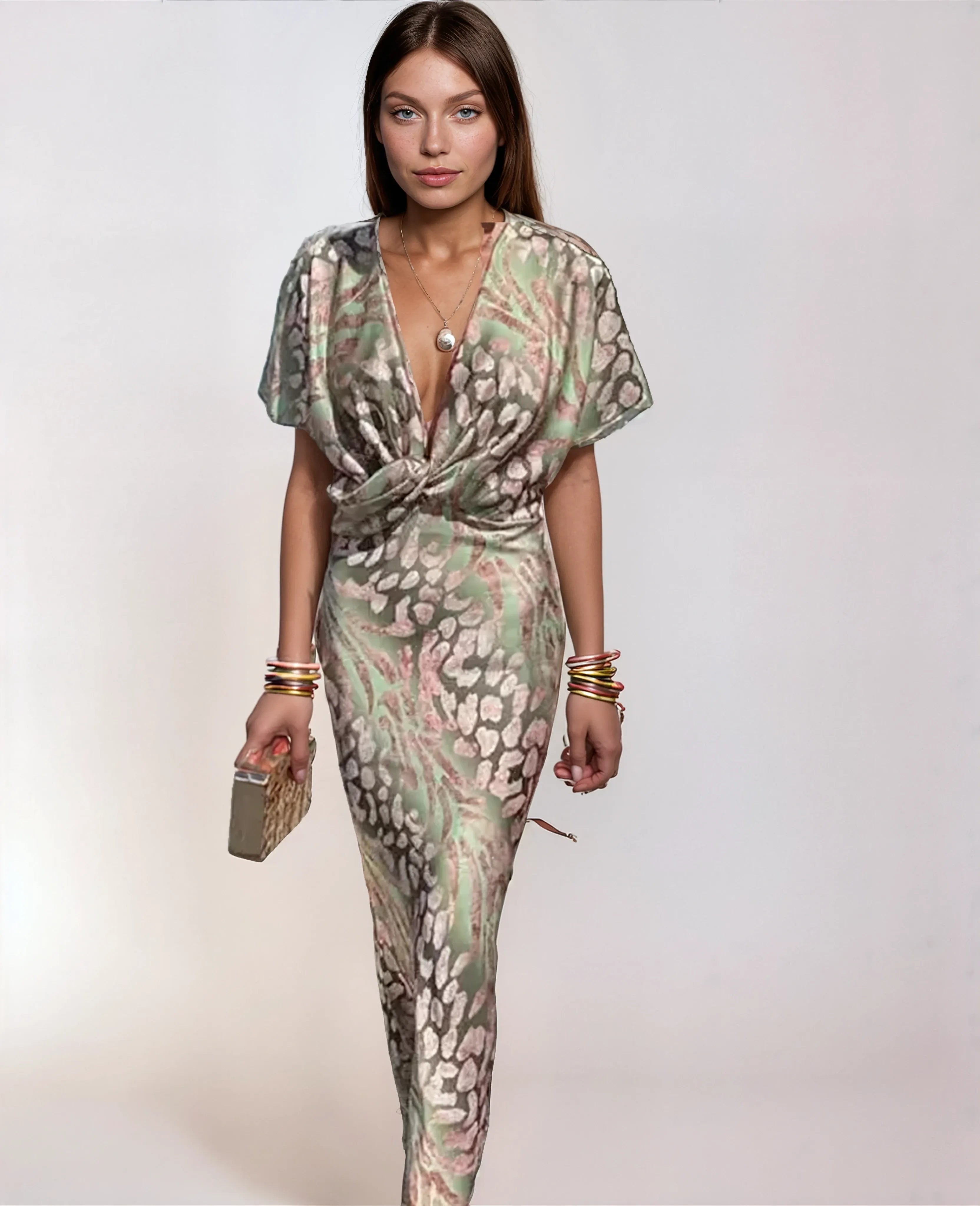 Elegantes Abendkleid mit Knotendetail für Damen