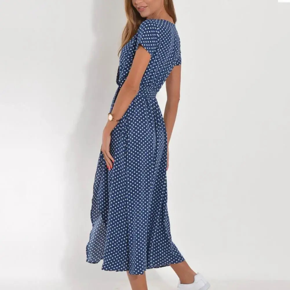 Wickelkleid mit Blumenmuster für Damen