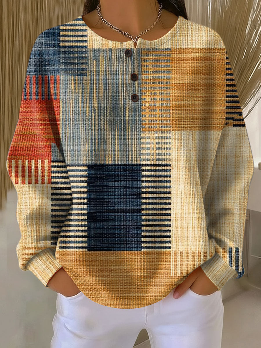 Warmer Damen-Strickpullover in Waffeloptik | Komfort & Weichheit
