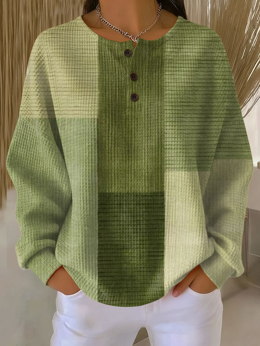 Warmer Damen-Strickpullover in Waffeloptik | Komfort & Weichheit