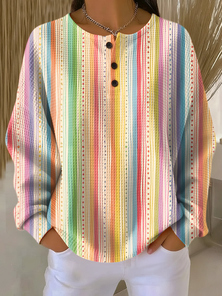 Warmer Damen-Strickpullover in Waffeloptik | Komfort & Weichheit