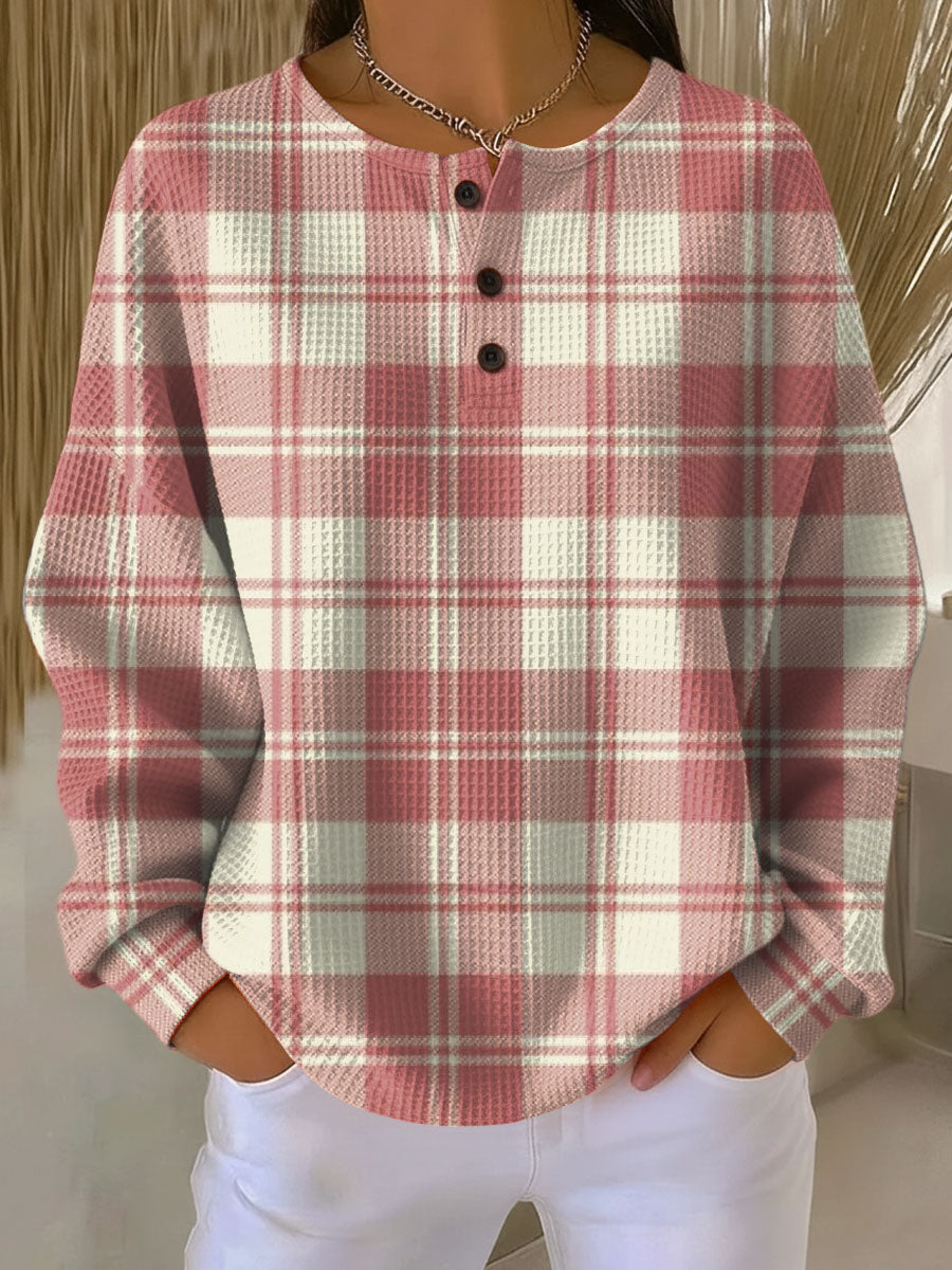 Warmer Damen-Strickpullover in Waffeloptik | Komfort & Weichheit
