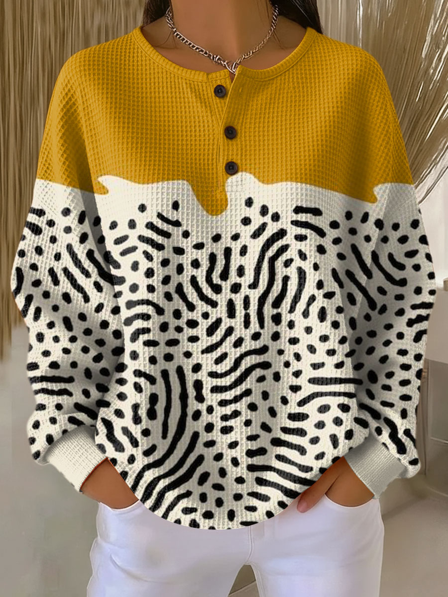 Warmer Damen-Strickpullover in Waffeloptik | Komfort & Weichheit
