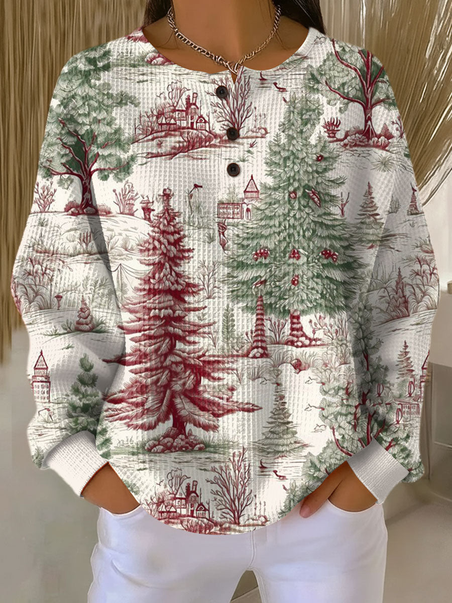Warmer Damen-Strickpullover in Waffeloptik | Komfort & Weichheit