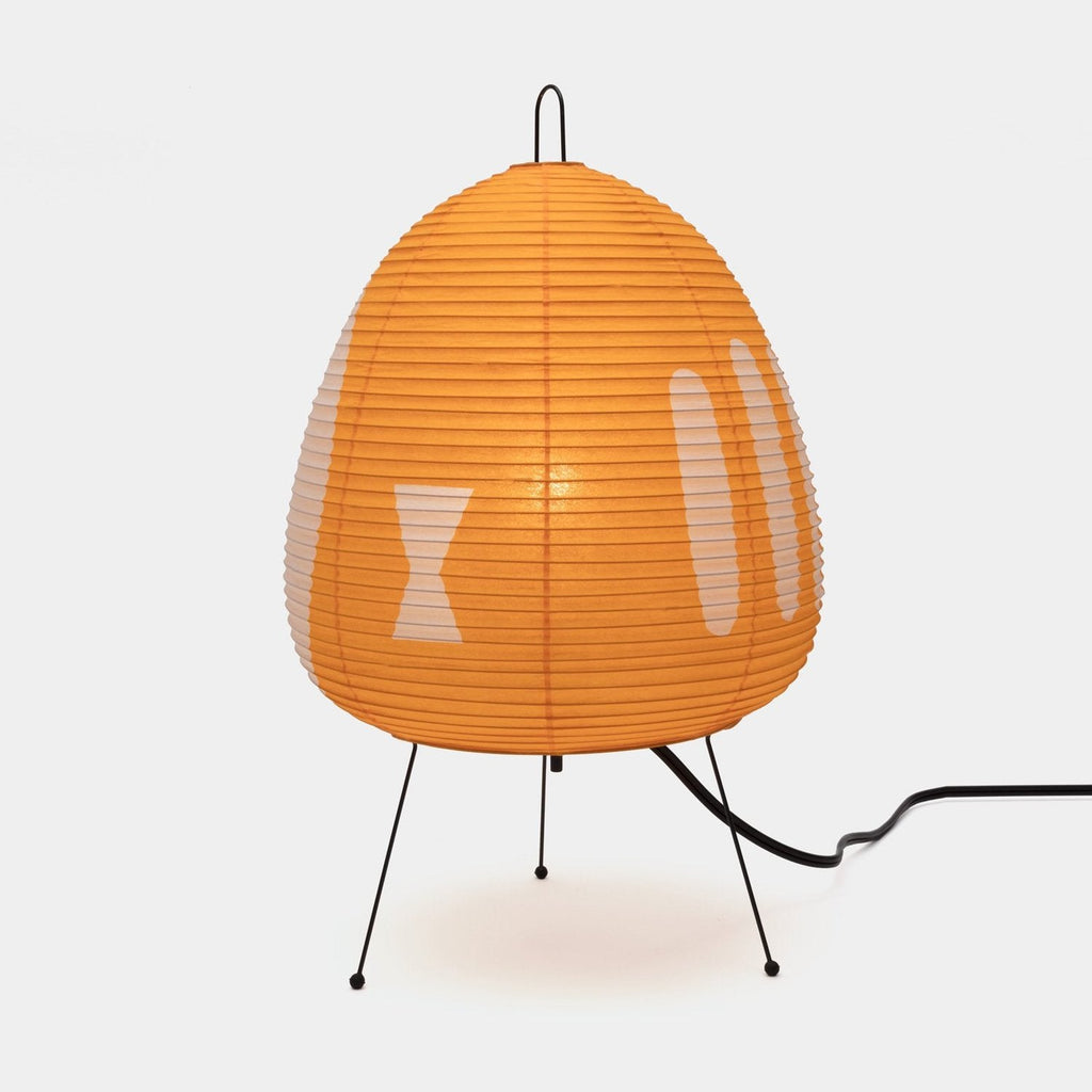 Japanische Retro-Tischlampe aus Reispapier