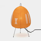 Japanische Retro-Tischlampe aus Reispapier