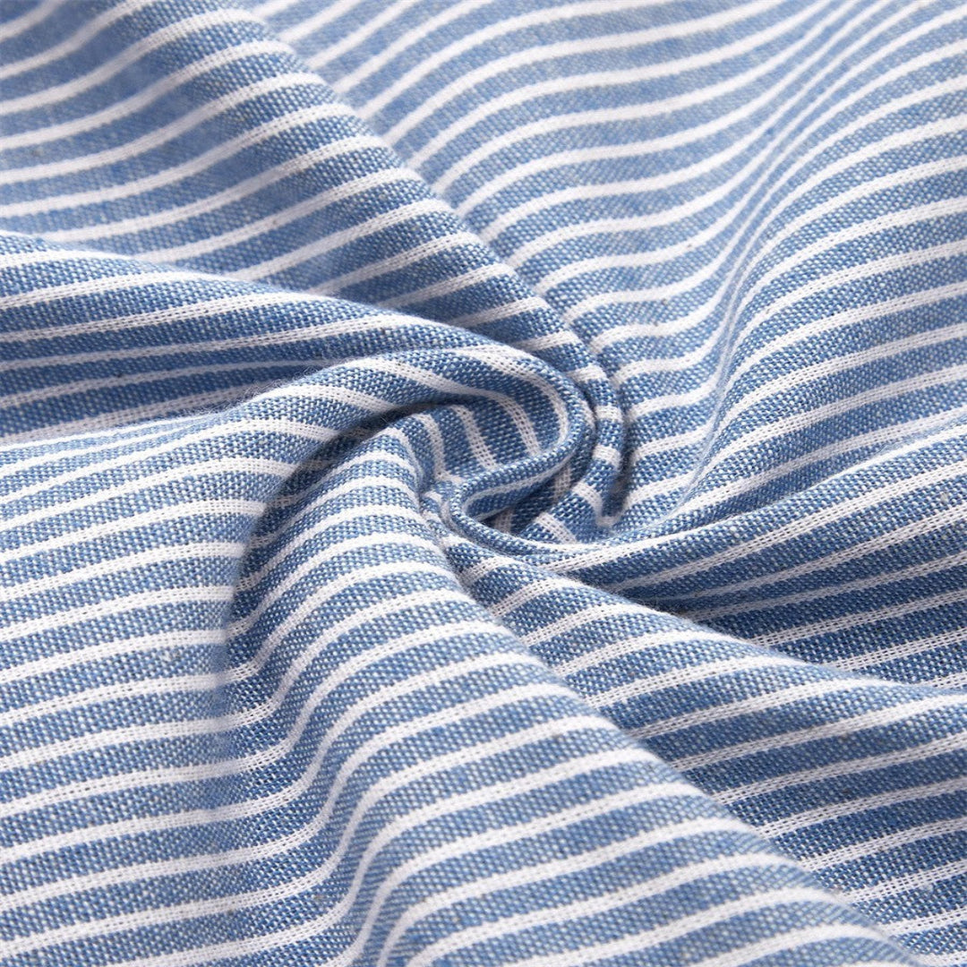 Striped midi dress for women with a relaxed fit for everyday wear