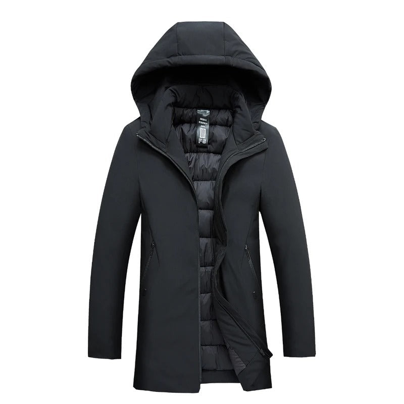 Winterparka für Herren | Warme Jacke mit Kapuze
