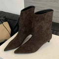 Elegant women's ankle boots with modern design and comfortable heel