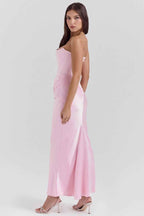 Elegant corset maxi dress for women with a figure-hugging cut