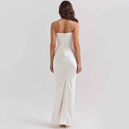 Elegant corset maxi dress for women with a figure-hugging cut