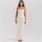 Elegant corset maxi dress for women with a figure-hugging cut