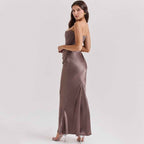 Elegant corset maxi dress for women with a figure-hugging cut