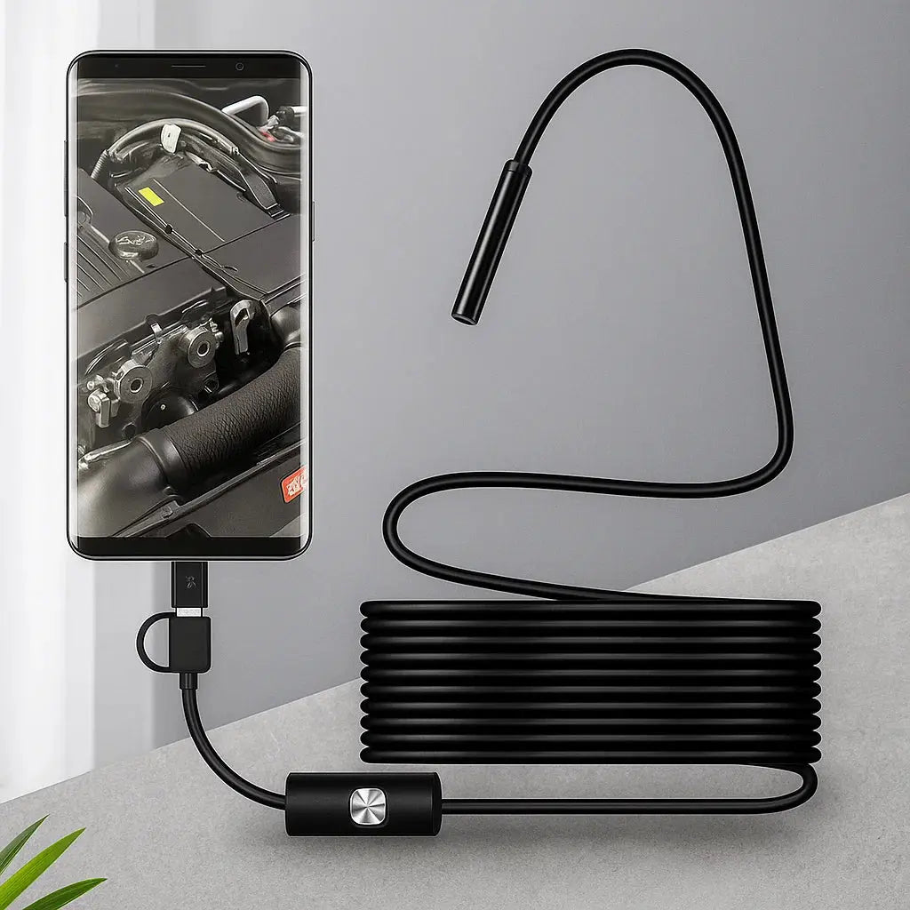 Endoskop Kamera mit 5m Kabel für Handy Rohr Inspektion