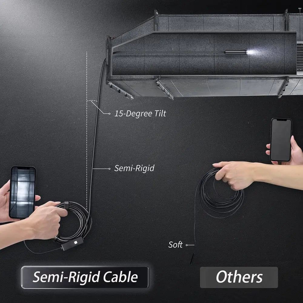 Endoskop Kamera mit 5m Kabel für Handy Rohr Inspektion