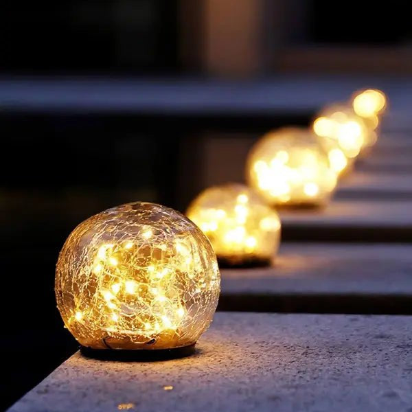 Enchanting Solar Glass Spheres