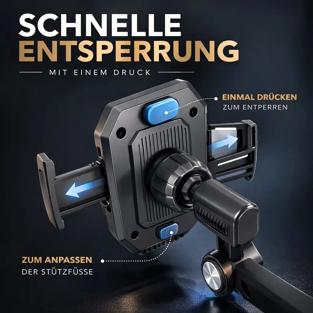 Handyhalterung für Auto mit Saugnapf und 360° Drehung für flexible Nutzung