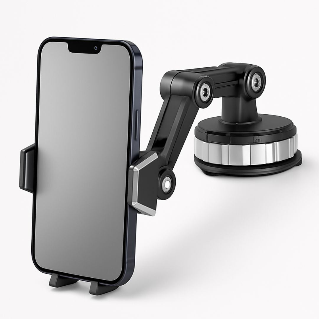 Handyhalterung für Auto mit Saugnapf und 360° Drehung für flexible Nutzung