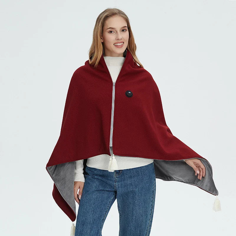 Electric heated blanket with 3 settings for warmth and comfort