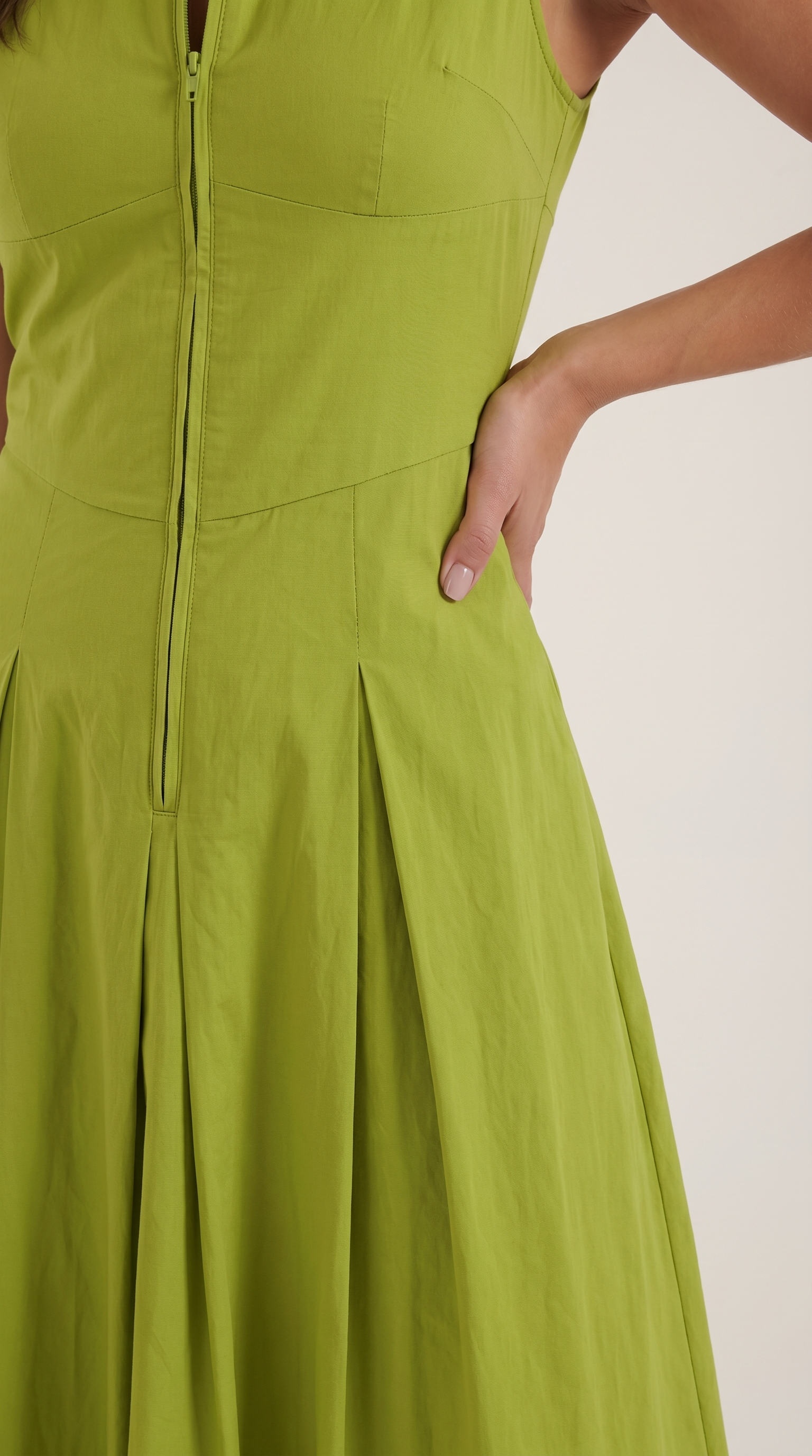 Midi-Kleid mit A-Linie