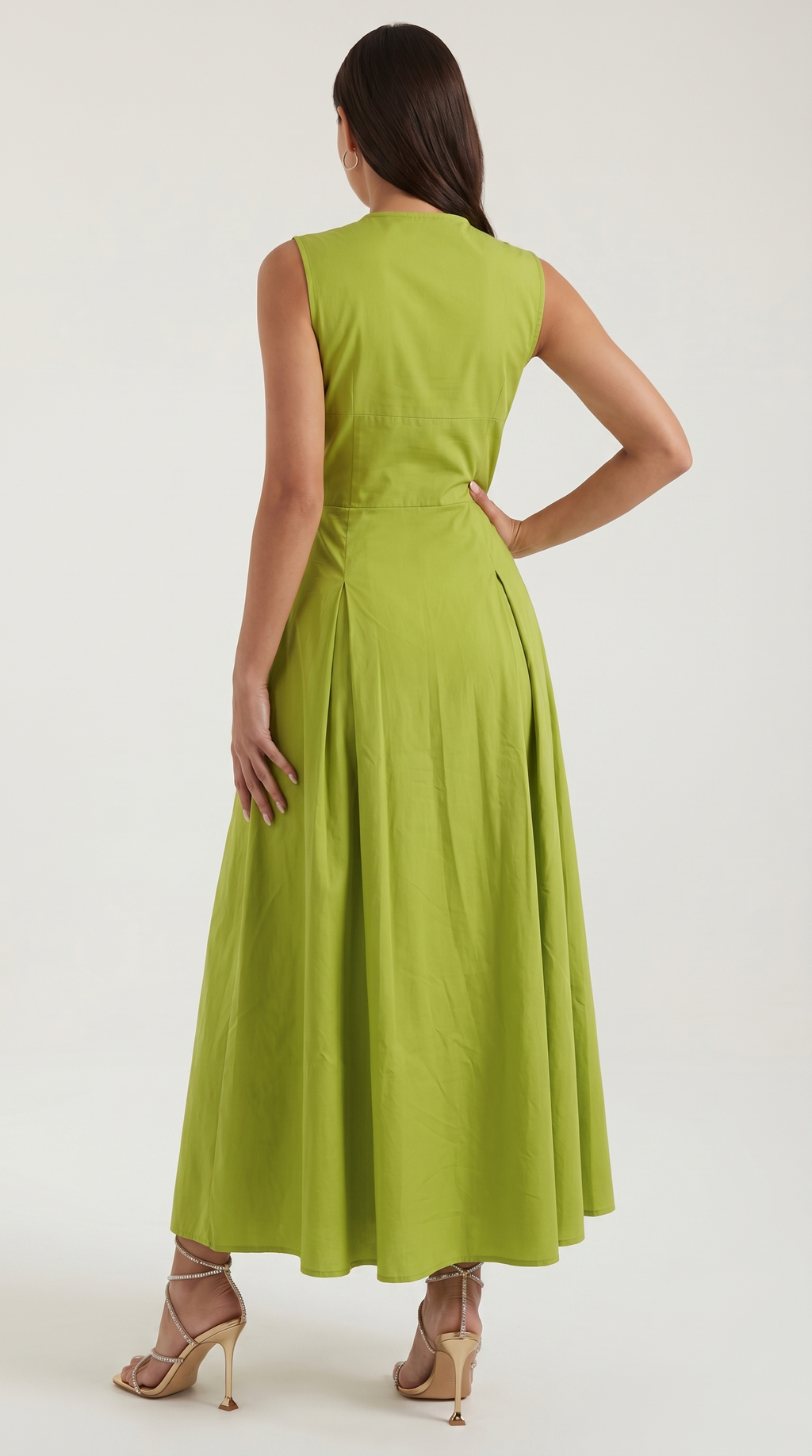 Midi-Kleid mit A-Linie