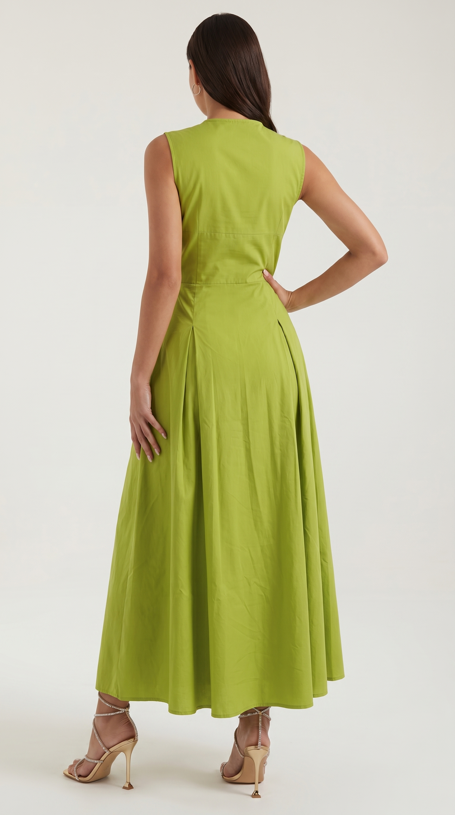 Midi-Kleid mit A-Linie