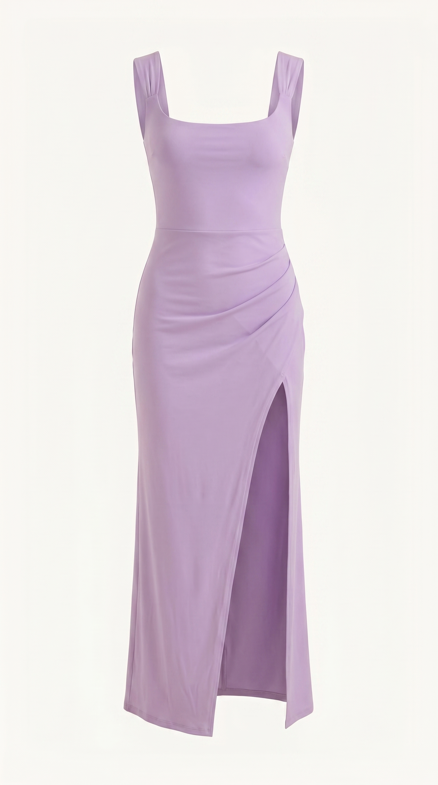 Ruched maxi dress