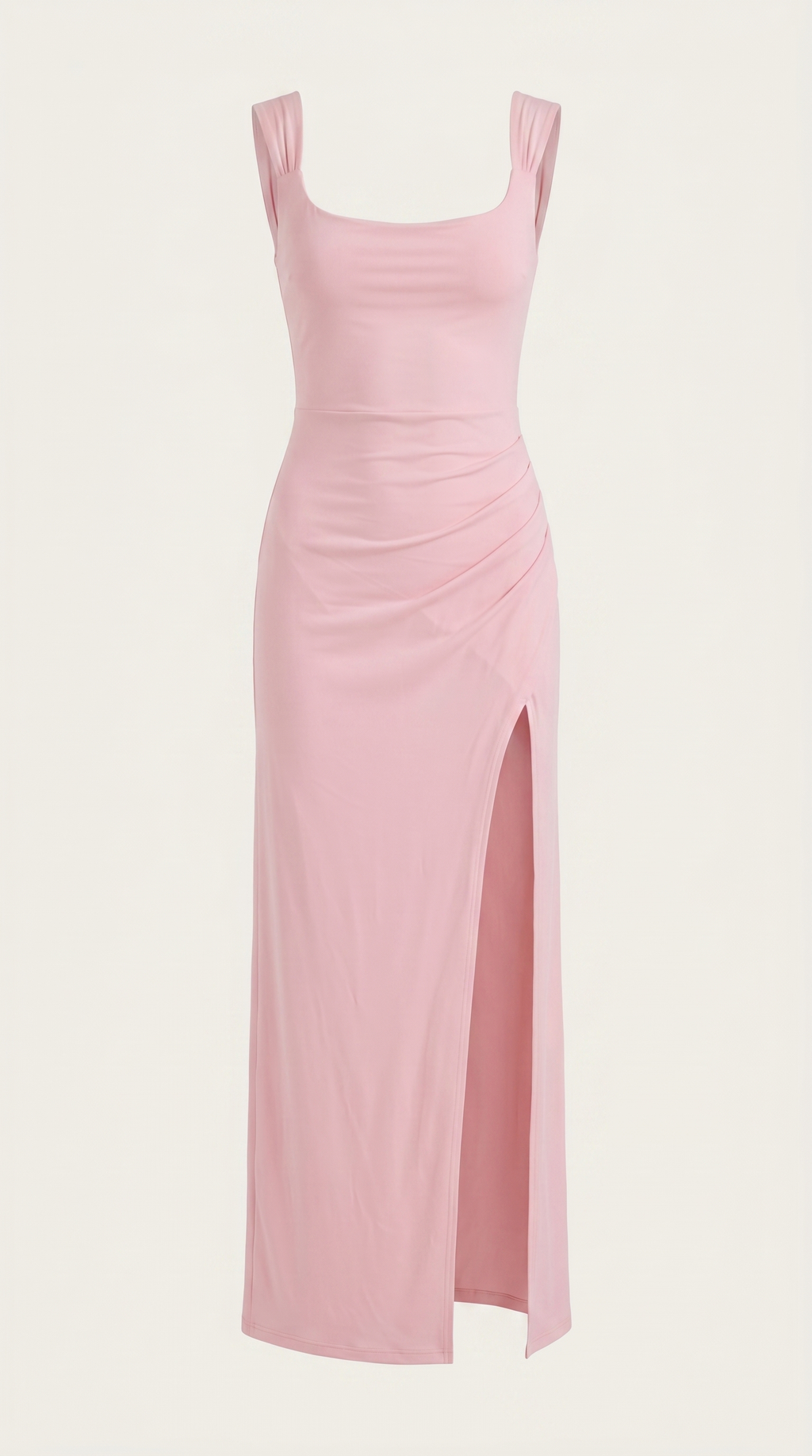 Ruched maxi dress