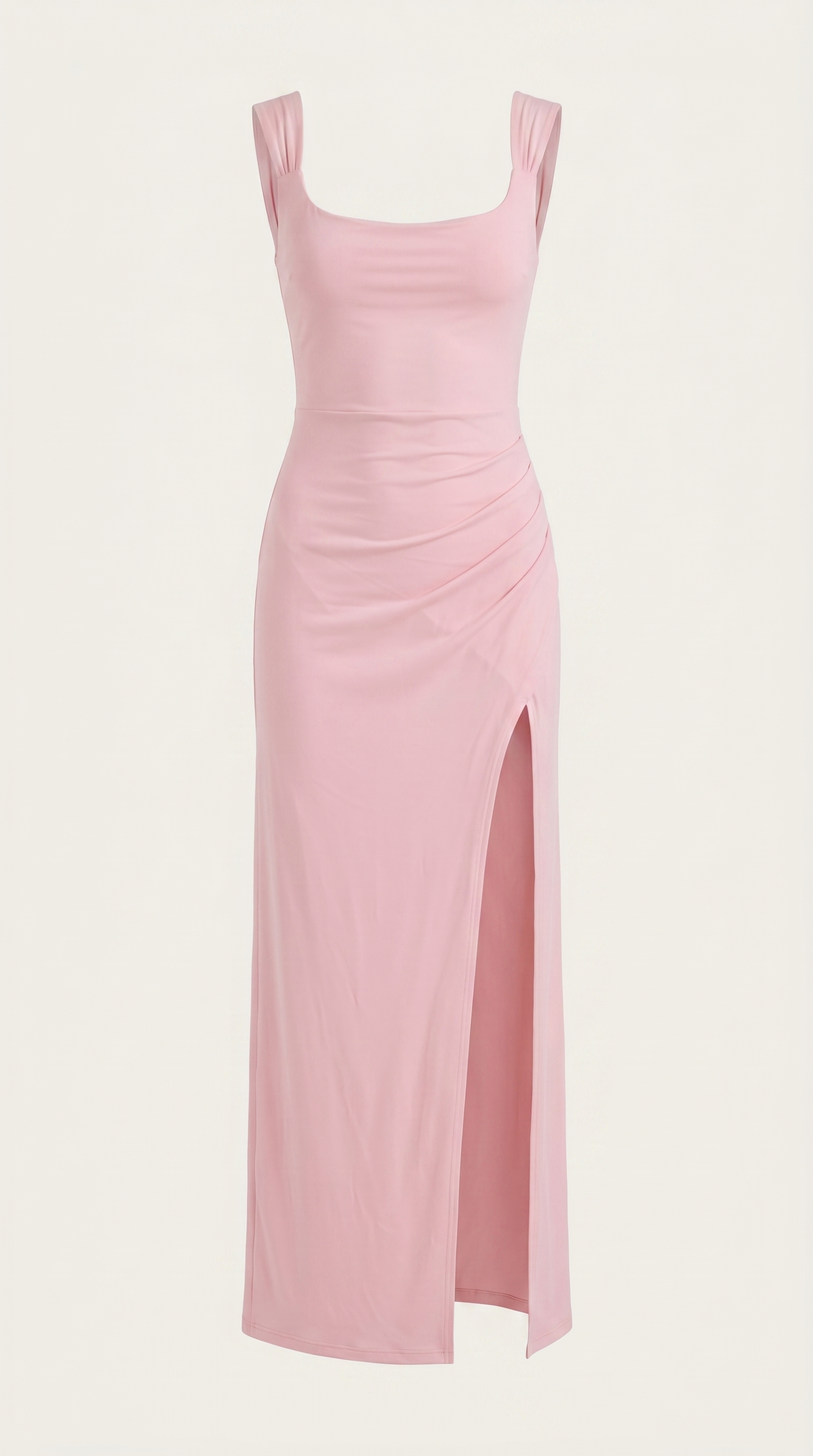 Ruched maxi dress