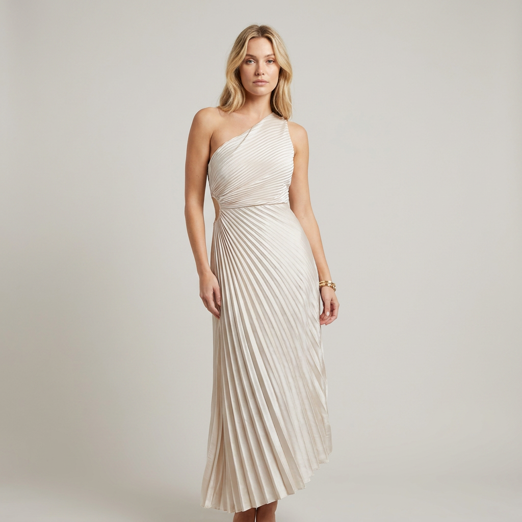 Elegantes Midi-Kleid Audrine – Modern & Raffiniert
