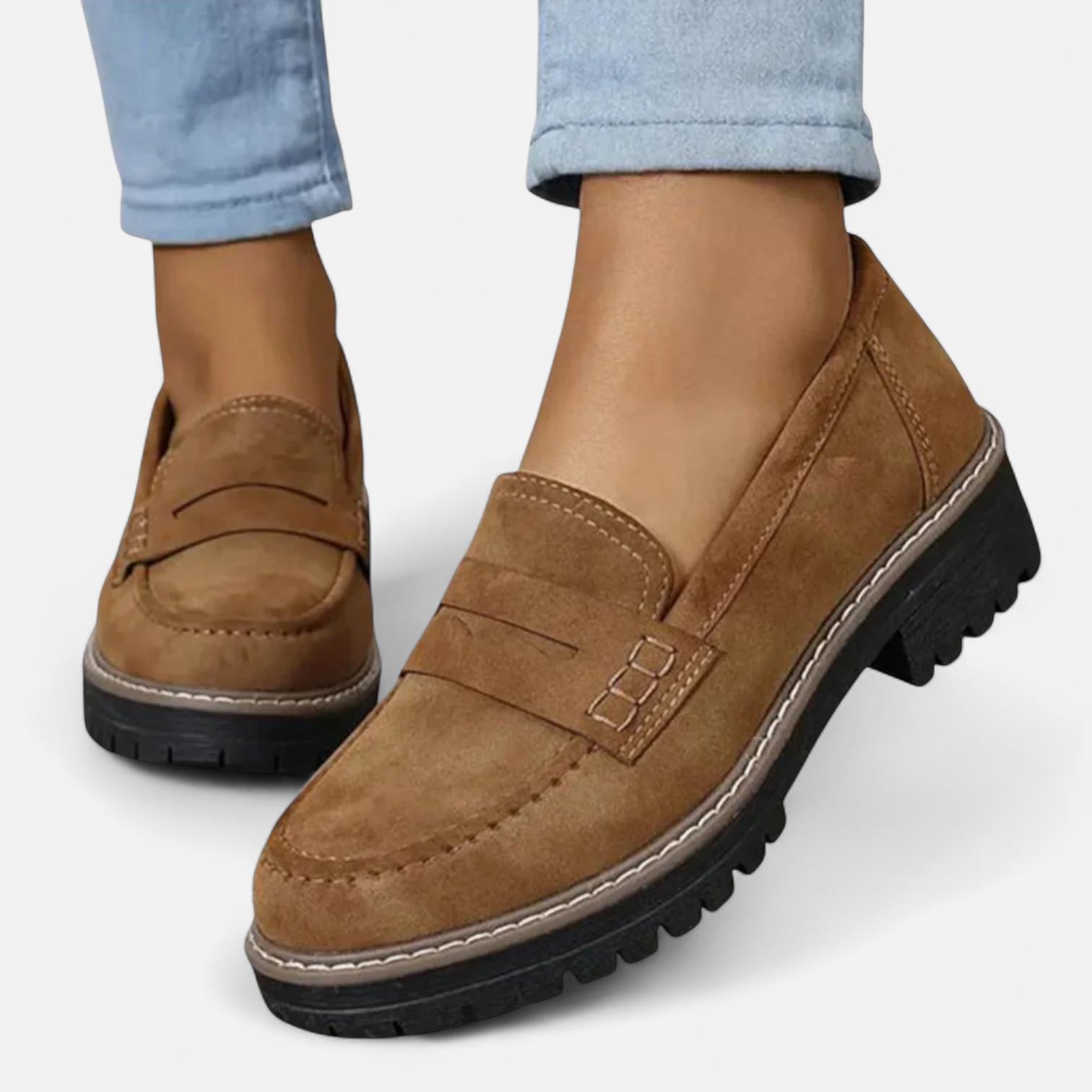 Orthopädische Damen-Mokassins aus hochwertigem Leder – Anatomischer Komfort & Raffinierter Stil