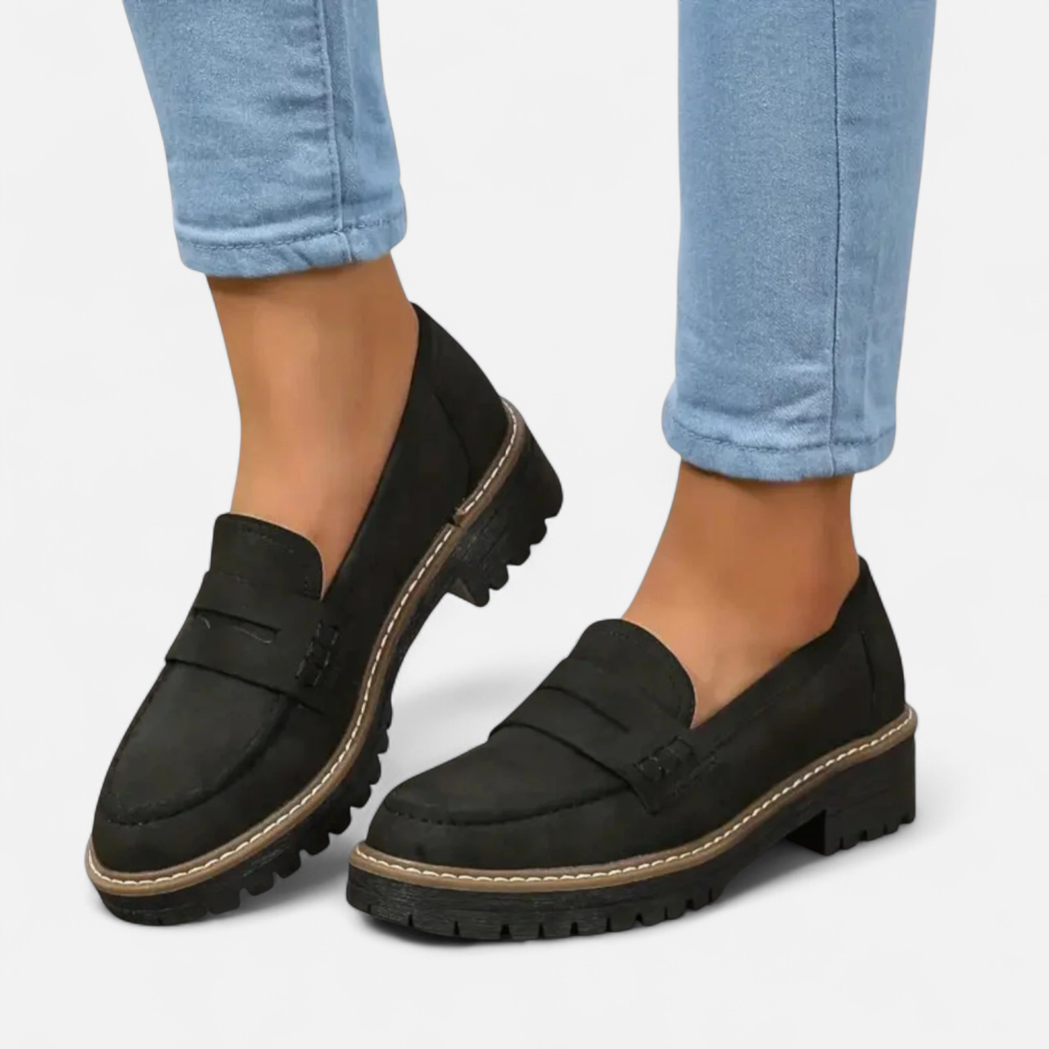 Orthopädische Damen-Mokassins aus hochwertigem Leder – Anatomischer Komfort & Raffinierter Stil