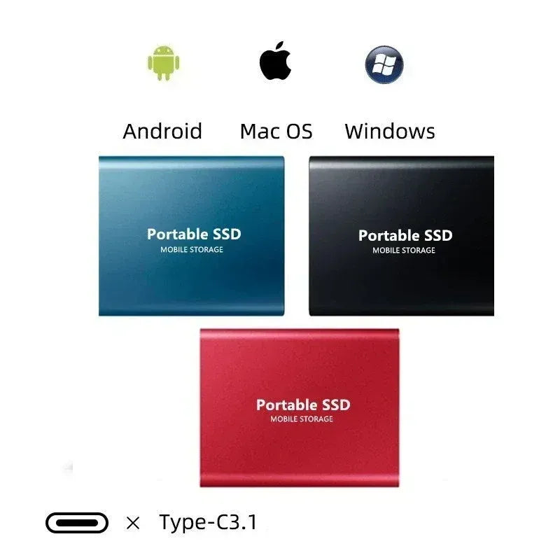 Ultra-fast portable 128GB SSD