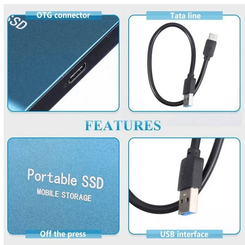 Ultraschnelle portable 128GB SSD