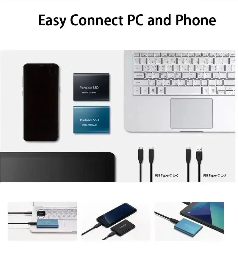 Ultraschnelle portable 128GB SSD