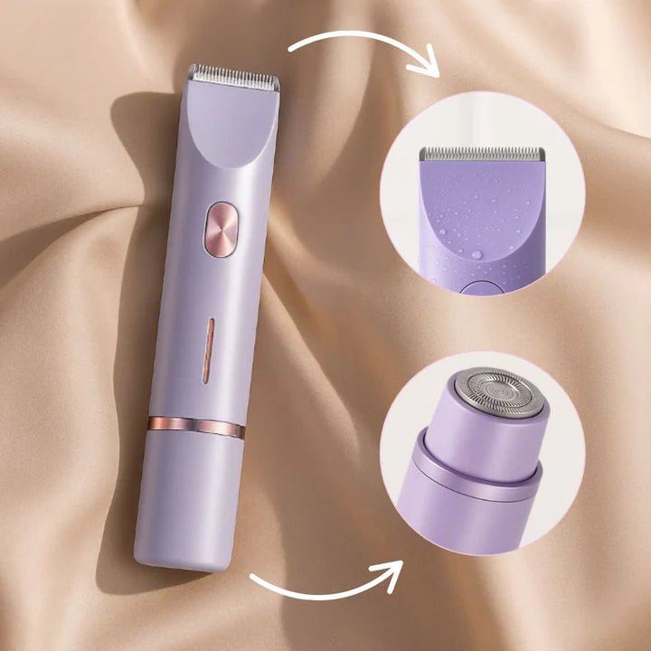 Electric intimate shaver for women with precise and gentle use