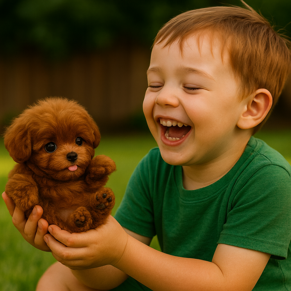 Interaktives Welpenspielzeug mit lebensechter Bewegung für Spiel, Beschäftigung und Alltag