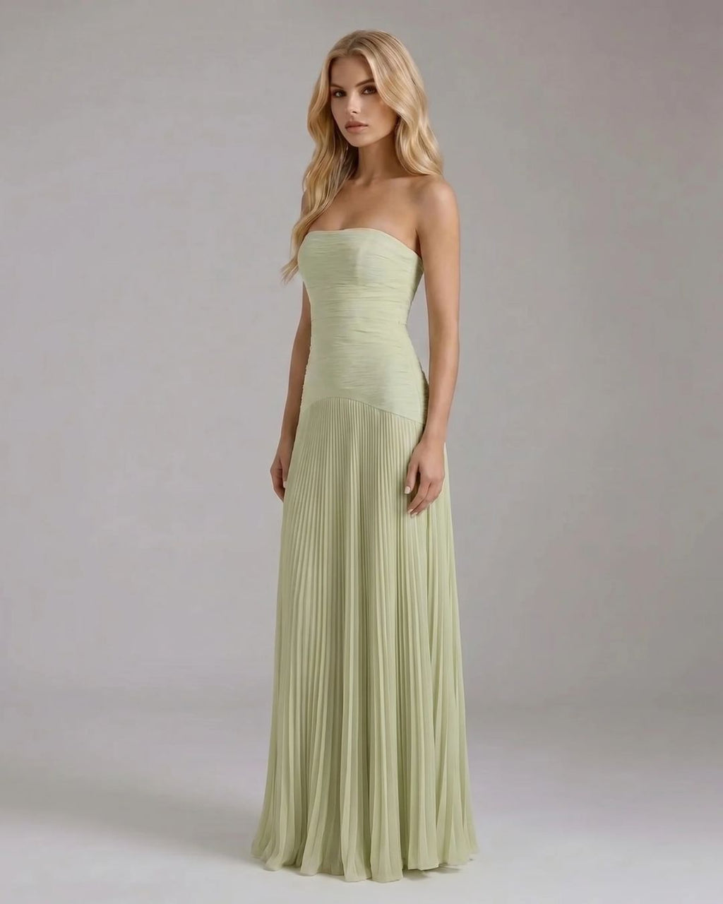 Kenzie Forest Maxi Dress - Green