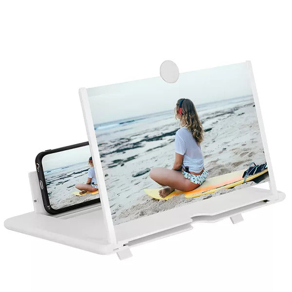Screen magnifier for smartphone for videos and home cinema experience
