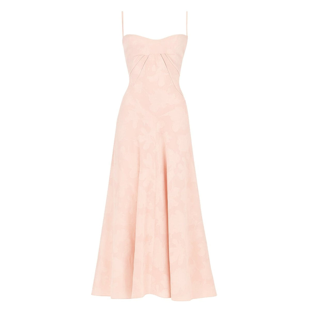 Pink Kouvr dress on a white background