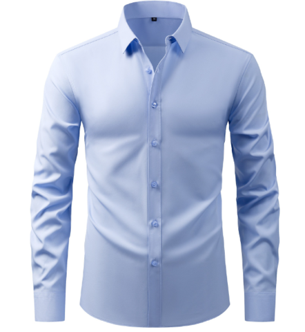 Non-iron men's shirt with stretch content | Classic business shirt for men | Breathable shirt with modern fit cut