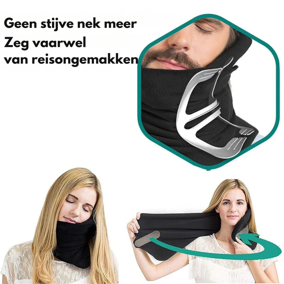 Travel Neck Pillow – Ultimate Comfort on the Go | Lightweight & Hygienic