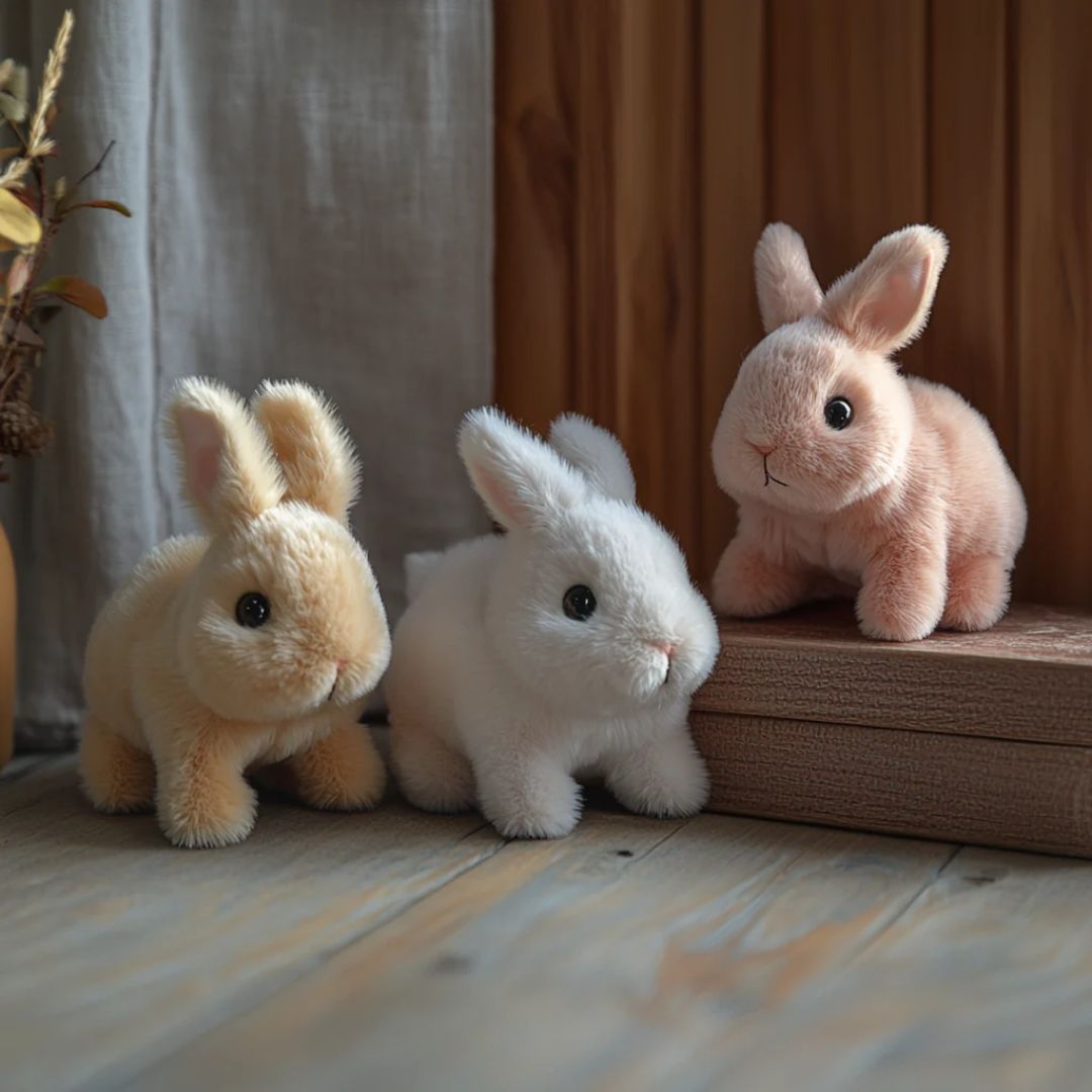 Interactive Plush Rabbit – Soft and Lifelike Playmate